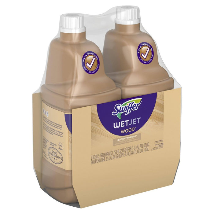 Swiffer WetJet Quickdry Formula Wood Floor Cleaner - 2pk/84.4 fl oz