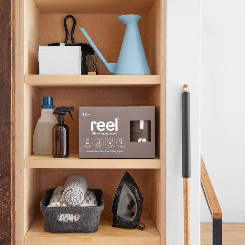 Reel Premium Bamboo Toilet Paper - 12 Rolls