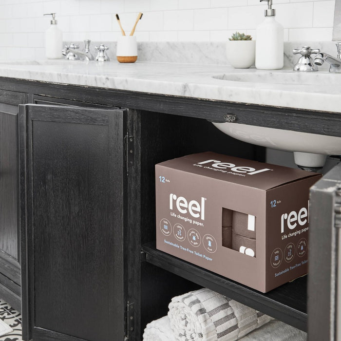 Reel Premium Bamboo Toilet Paper - 12 Rolls