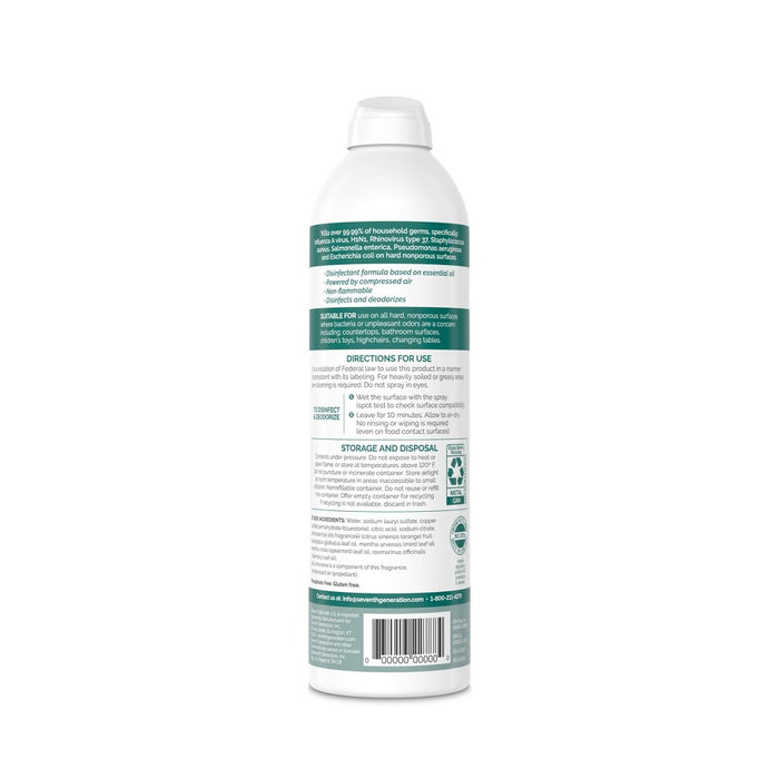 Seventh Generation Disinfectant Spray Eucalyptus & Spearmint - 13.9oz