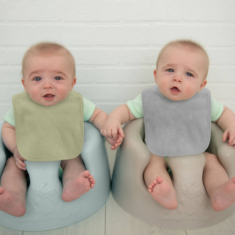 Neat Solutions Water-Resistant Lined Infant Bib Set - Neutral Soft - 10pk