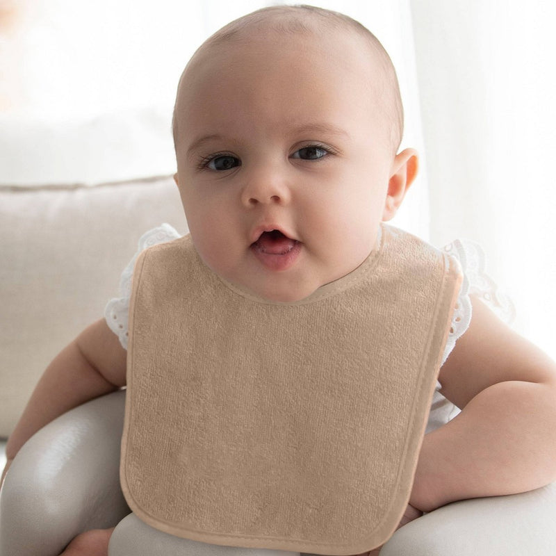 Neat Solutions Water-Resistant Lined Infant Bib Set - Neutral Soft - 10pk