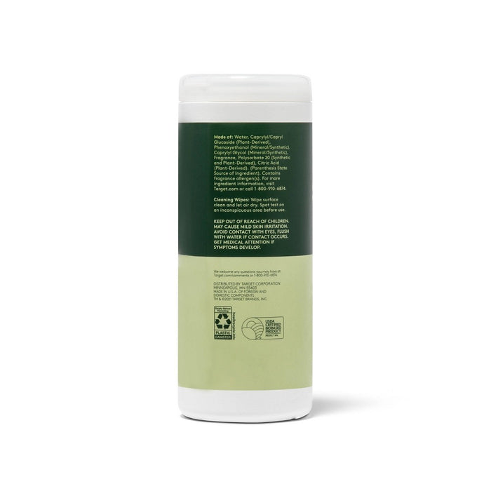 Citrus & Basil Multi-Surface Cleaning Wipes - 35ct - Everspring™