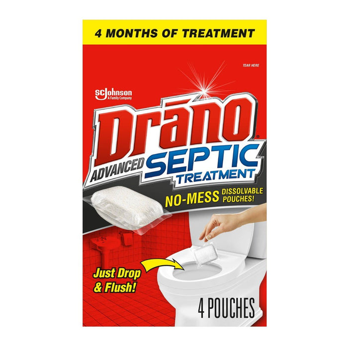 Drano Advanced Septic Tank Treatment - 6oz/4 Treatments