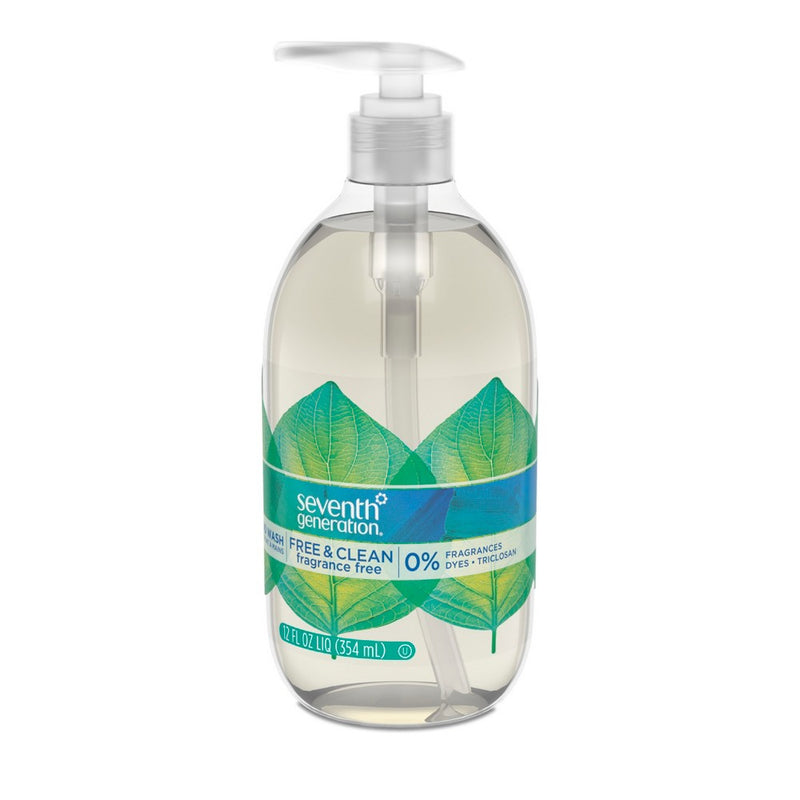 Seventh Generation Unscented Liquid Hand Soap Free & Clean - 12oz