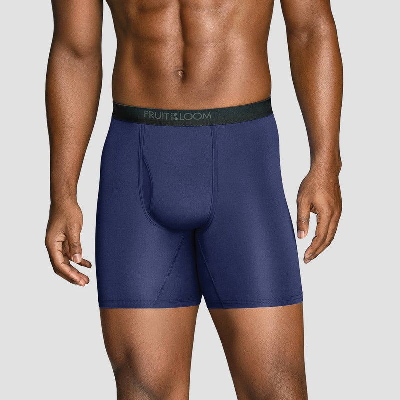 Fruit of the Loom Men's Comfort Stretch Microfiber Boxer Briefs - Colors May Vary S