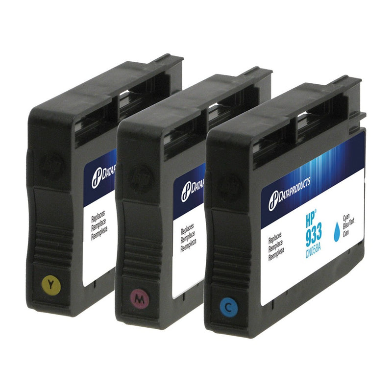 Remanufactured Cyan/Magenta/Yellow 3-Pack Ink Cartridges -  HP 933 Ink