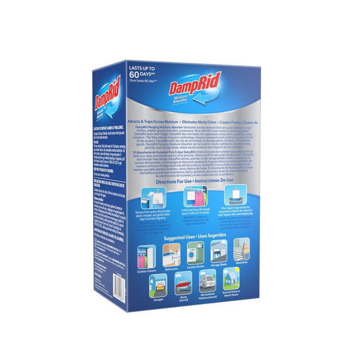 DampRid Hanging Air Freshener Bundle Bag - Fresh Scent - 3pk