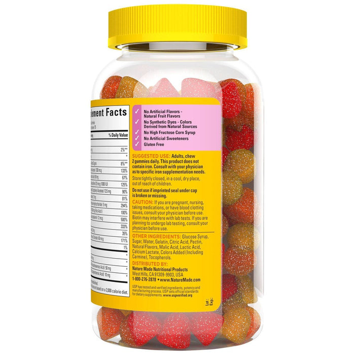 Nature Made Women's Multivitamin + Omega-3 Gummies - Strawberry, Lemon & Orange - 150ct
