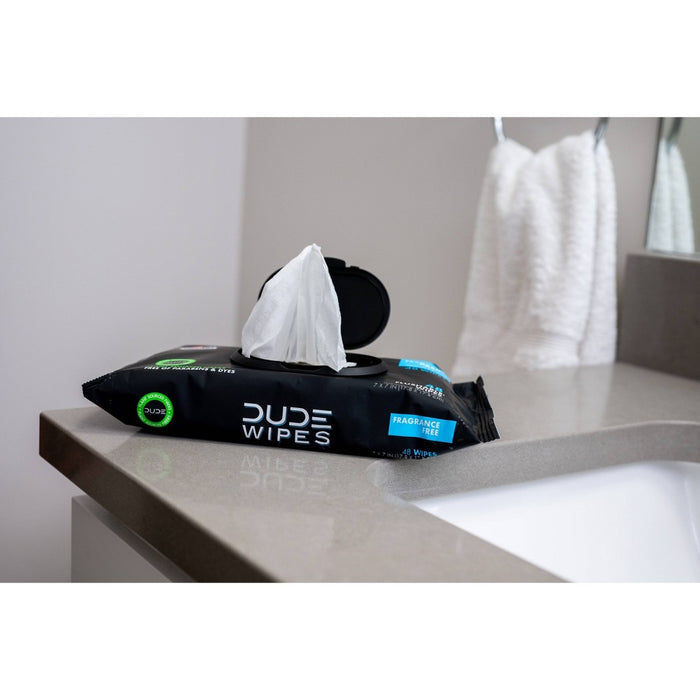 DUDE Wipes Fragrance-Free Flushable Wipes - 3pk/48ct