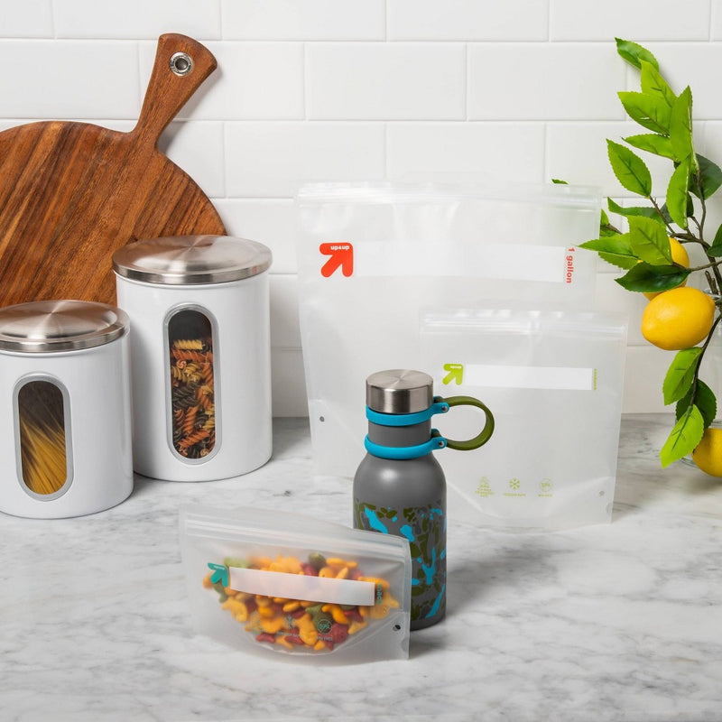 Reusable Food Storage Bags -15pc Variety Pack/5ct Each - up & up™