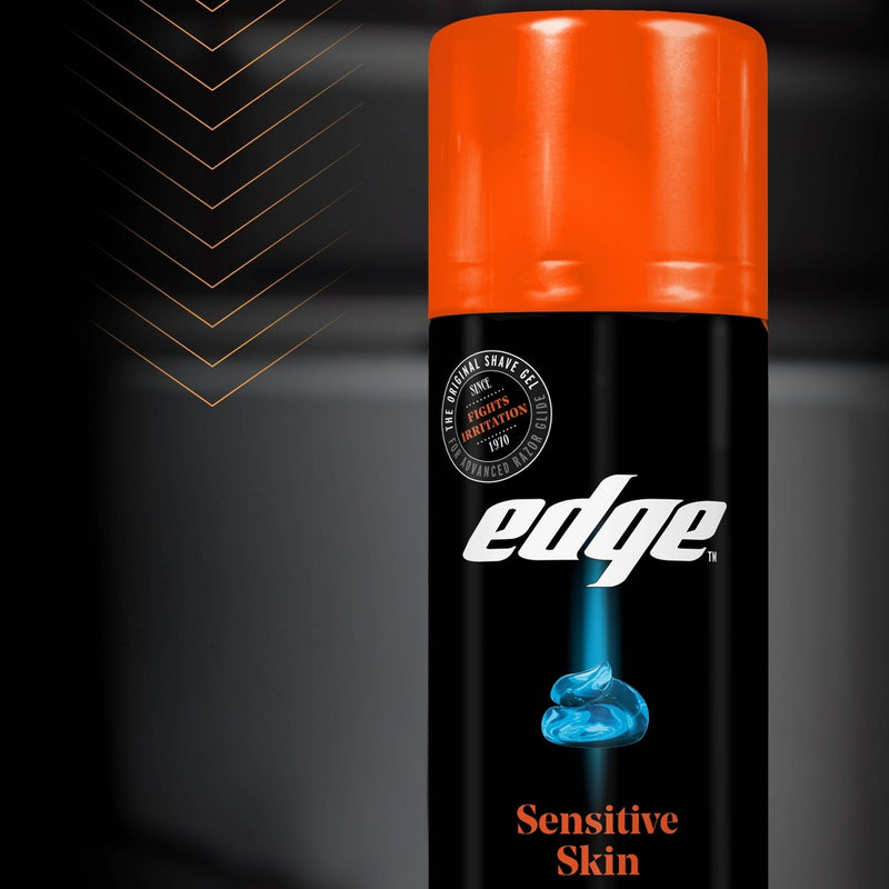Edge Sensitive Skin Men's Shave Gel Twin Pack - 14oz