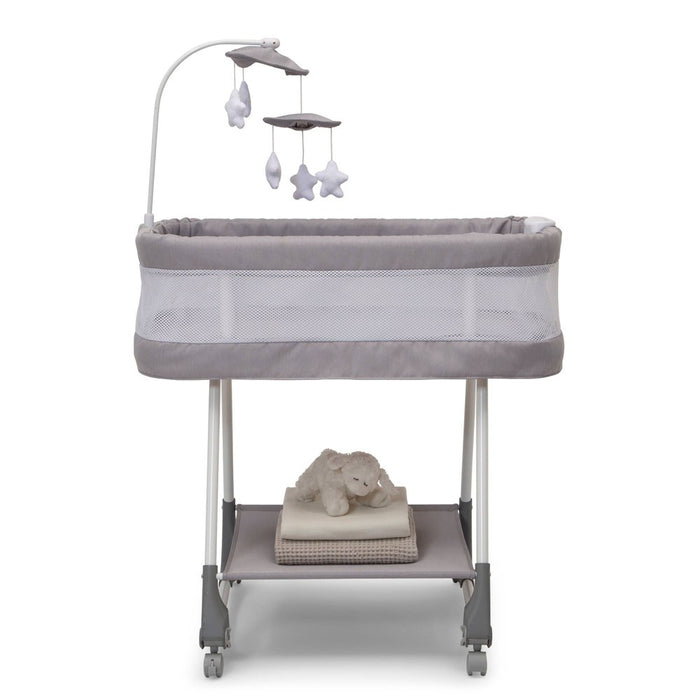 Simmons Kids' Shooting Star Rocking Bassinet with Airflow Mesh - Platinum (LOCAL PICKUP ONLY)