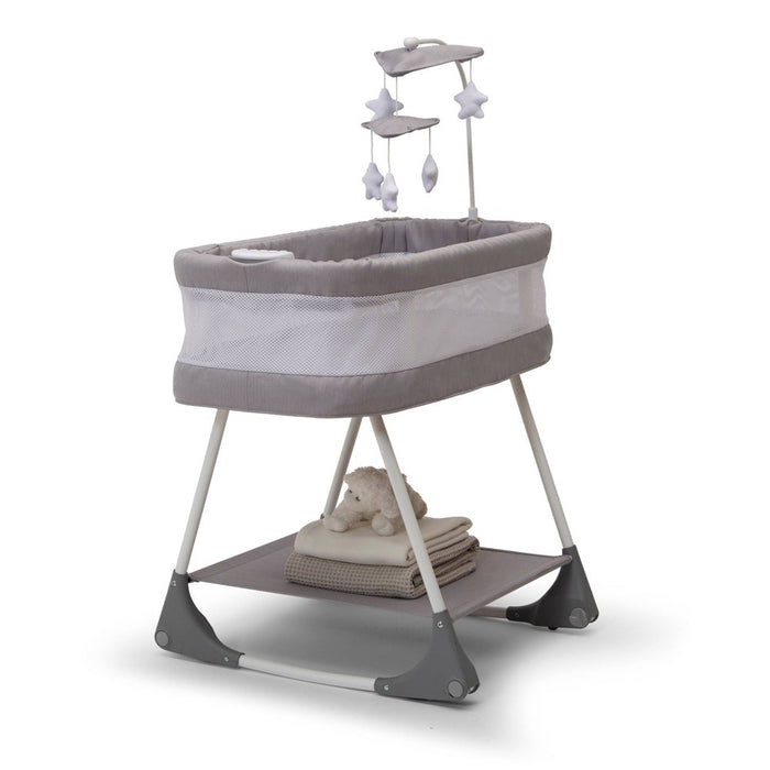 Simmons Kids' Shooting Star Rocking Bassinet with Airflow Mesh - Platinum (LOCAL PICKUP ONLY)