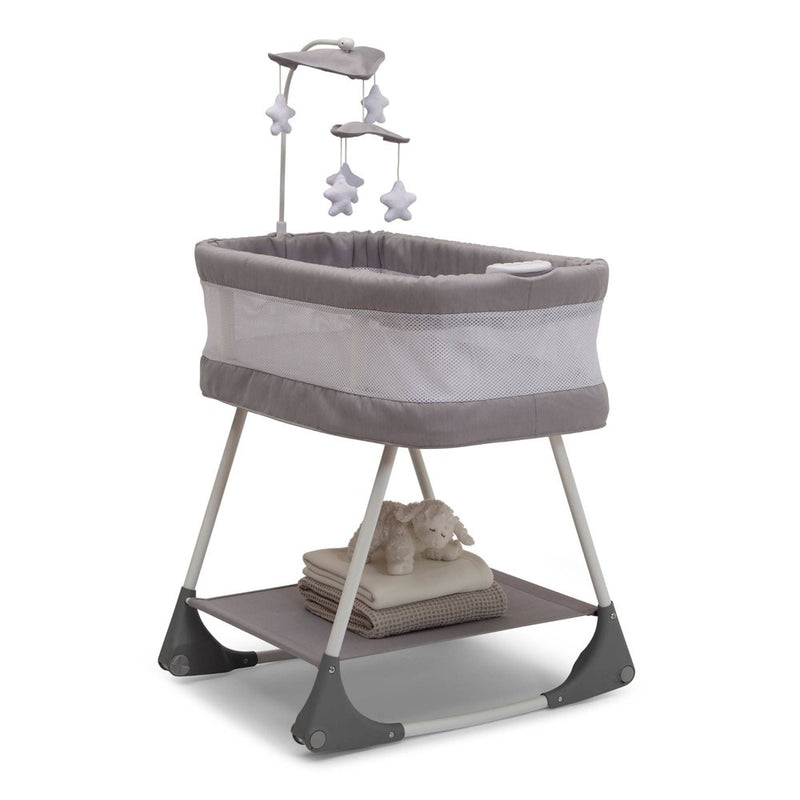 Simmons Kids' Shooting Star Rocking Bassinet with Airflow Mesh - Platinum (LOCAL PICKUP ONLY)