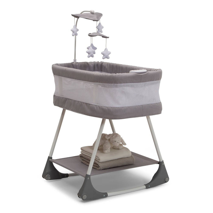 Simmons Kids' Shooting Star Rocking Bassinet with Airflow Mesh - Platinum (LOCAL PICKUP ONLY)