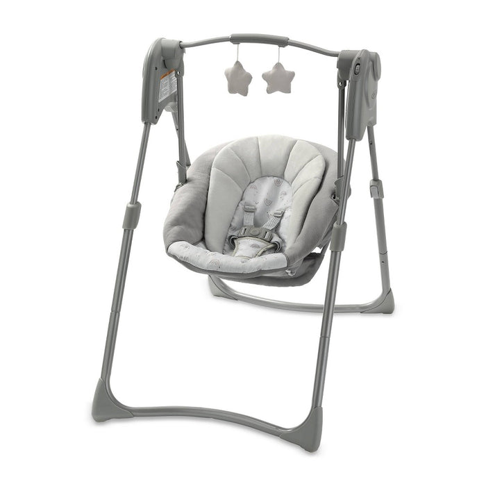 Graco Slim Spaces Compact Baby Swing - Reign (LOCAL PICKUP ONLY)