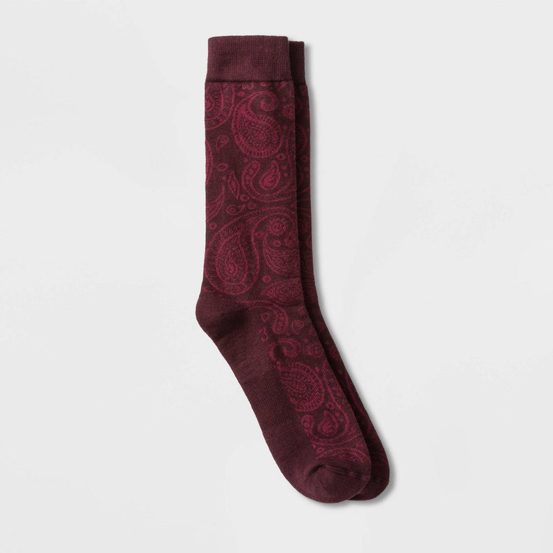 Men's Premium Dress Socks - Goodfellow & Co™ Red 6-12