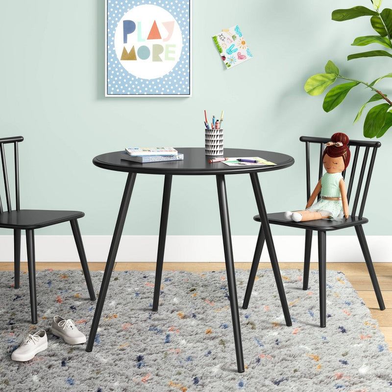 Windsor Metal Activity Table Set Black - Pillowfort™ (LOCAL PICKUP ONLY)