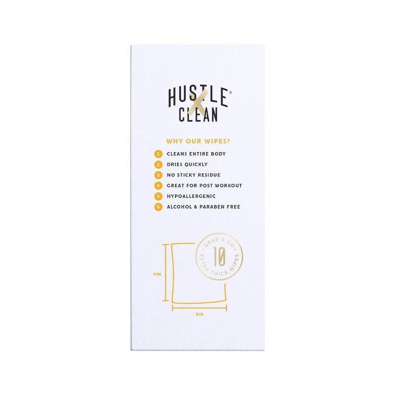 Hustle Clean Body Wipes 1 pk