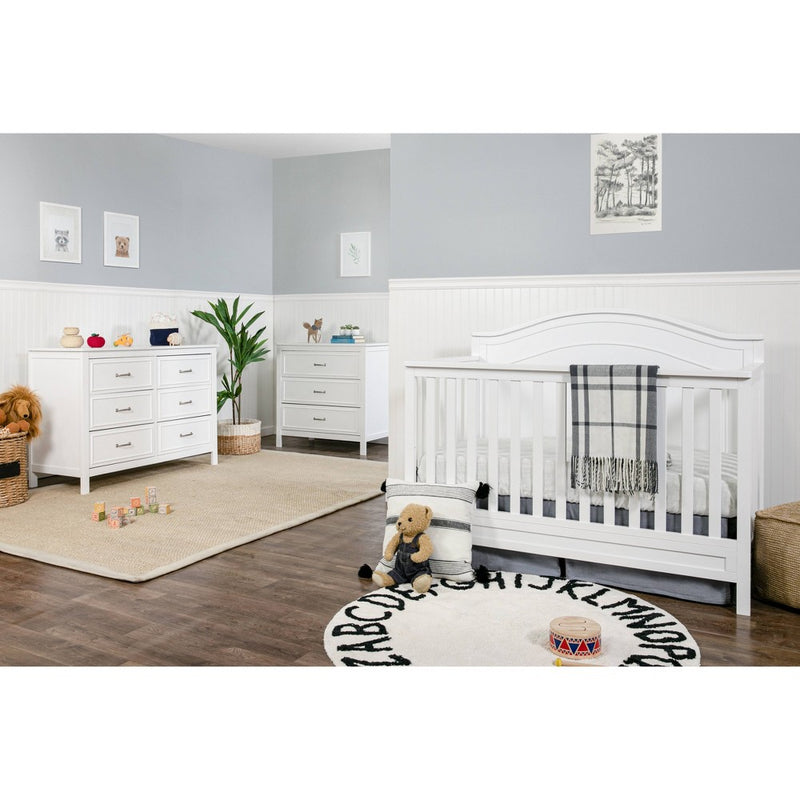 DaVinci Charlie 3-Drawer Dresser - White (LOCAL PICKUP ONLY)