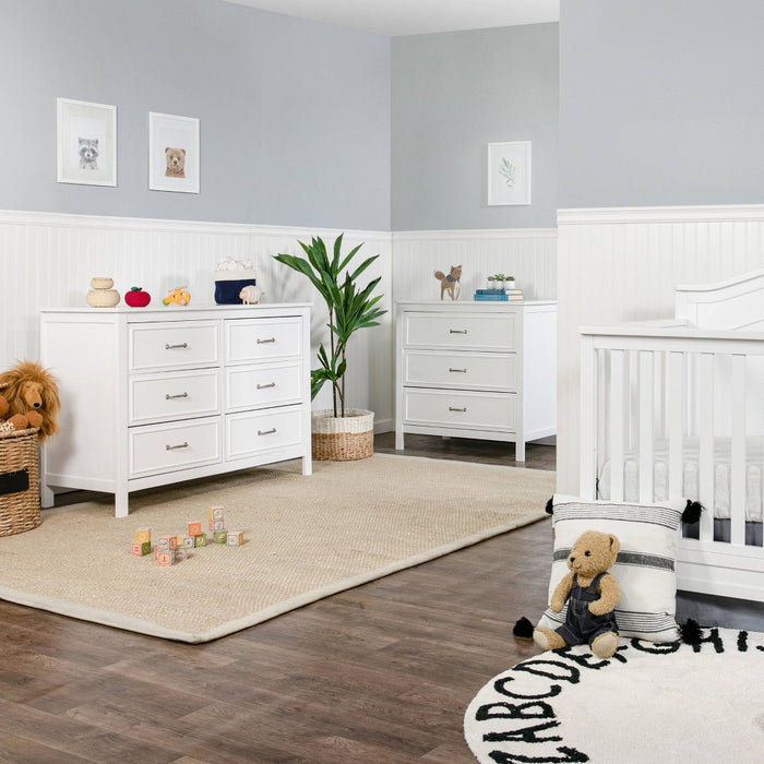 DaVinci Charlie 3-Drawer Dresser - White (LOCAL PICKUP ONLY)