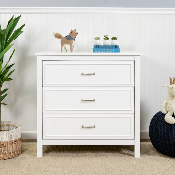 DaVinci Charlie 3-Drawer Dresser - White (LOCAL PICKUP ONLY)