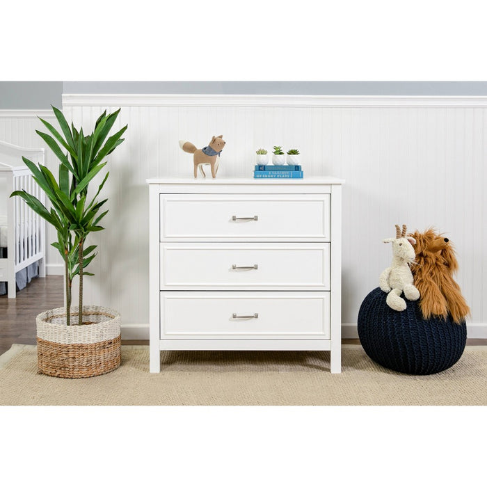 DaVinci Charlie 3-Drawer Dresser - White (LOCAL PICKUP ONLY)