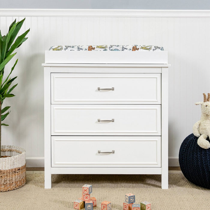 DaVinci Charlie 3-Drawer Dresser - White (LOCAL PICKUP ONLY)