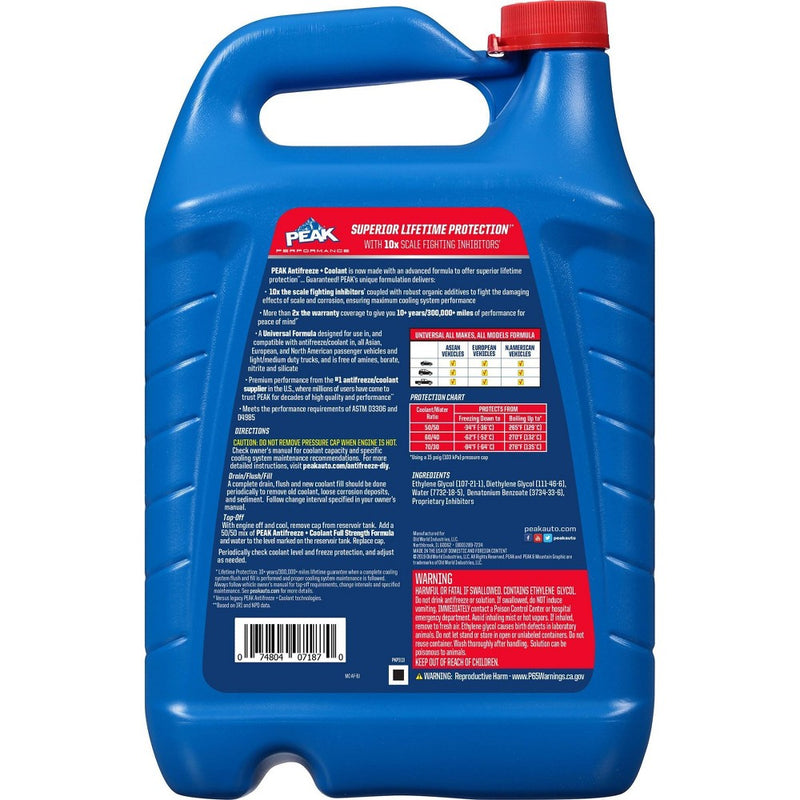 PEAK 1gal Long Life Antifreeze and Coolant
