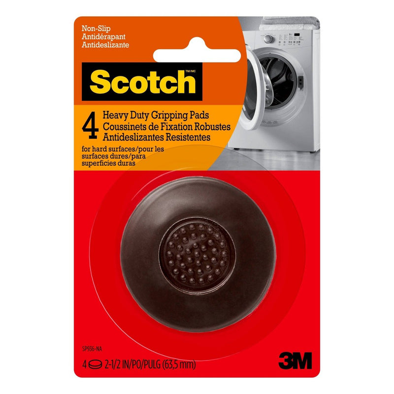 Scotch 4pk Round 2.5' Gripping Pads