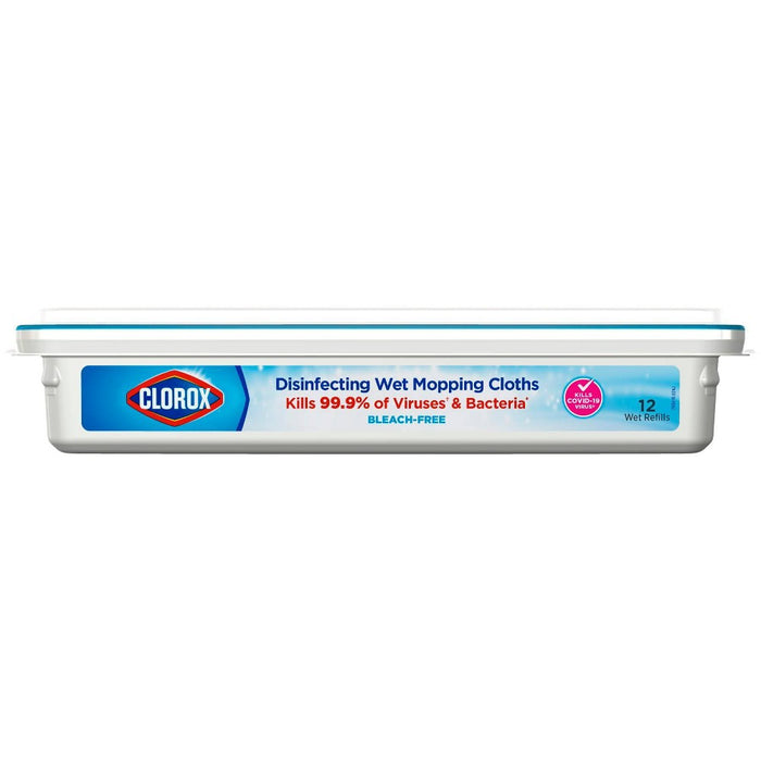 Clorox Disinfecting Mopping Cloth - Rain Clean - 12ct