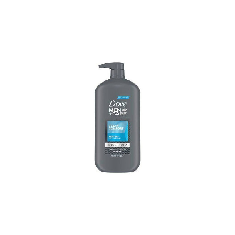 Dove Men's Clean Comfort Body Wash Pump - 30 fl oz