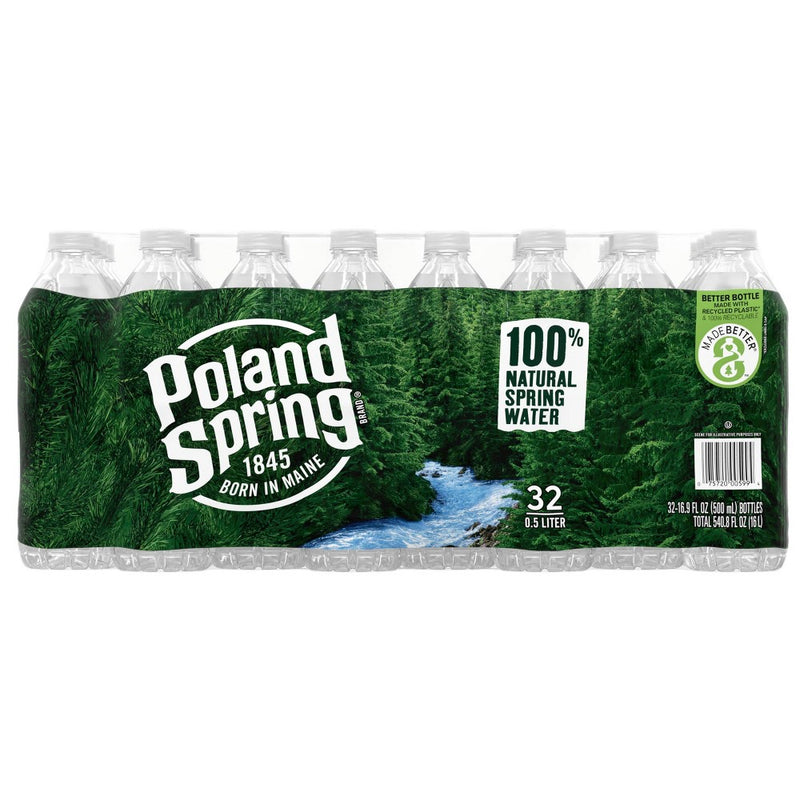 Poland Spring 100% Natural Spring Water - 32pk/16.9 fl oz Bottles (LOCAL PICKUP ONLY)
