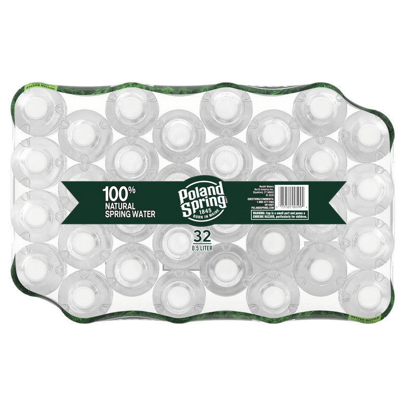 Poland Spring 100% Natural Spring Water - 32pk/16.9 fl oz Bottles (LOCAL PICKUP ONLY)