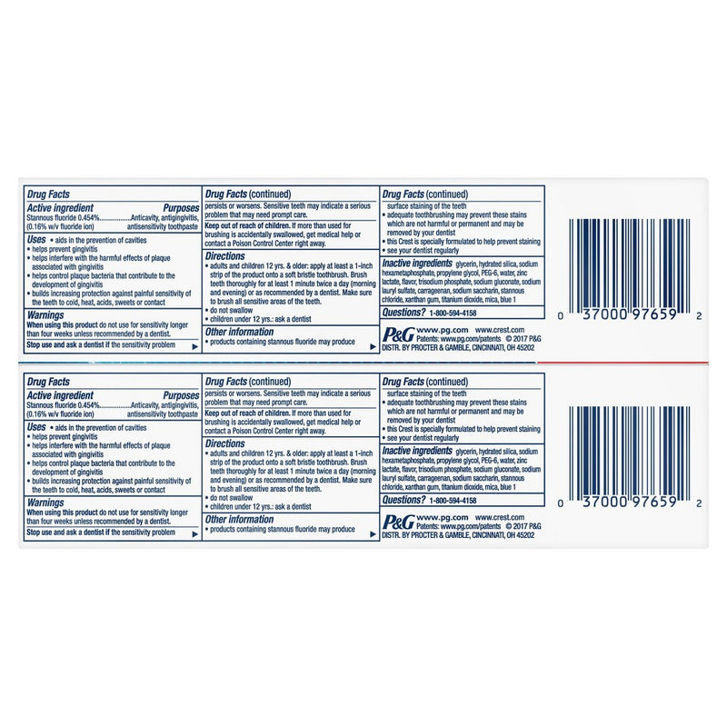 Crest Pro-Health Advanced Gum Protection Toothpaste Twin Pack - 5.1oz