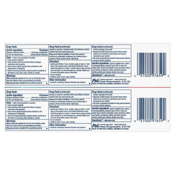 Crest Pro-Health Advanced Gum Protection Toothpaste Twin Pack - 5.1oz