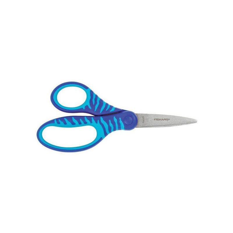 Fiskars 6" Soft Grip Big Kids Scissors - Blue/Turquoise