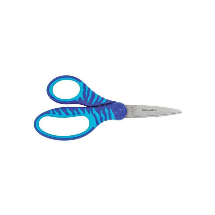 Fiskars 6" Soft Grip Big Kids Scissors - Blue/Turquoise