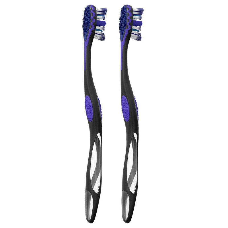Colgate 360 Total Advanced Floss-Tip Bristles Toothbrush - Soft - 2ct