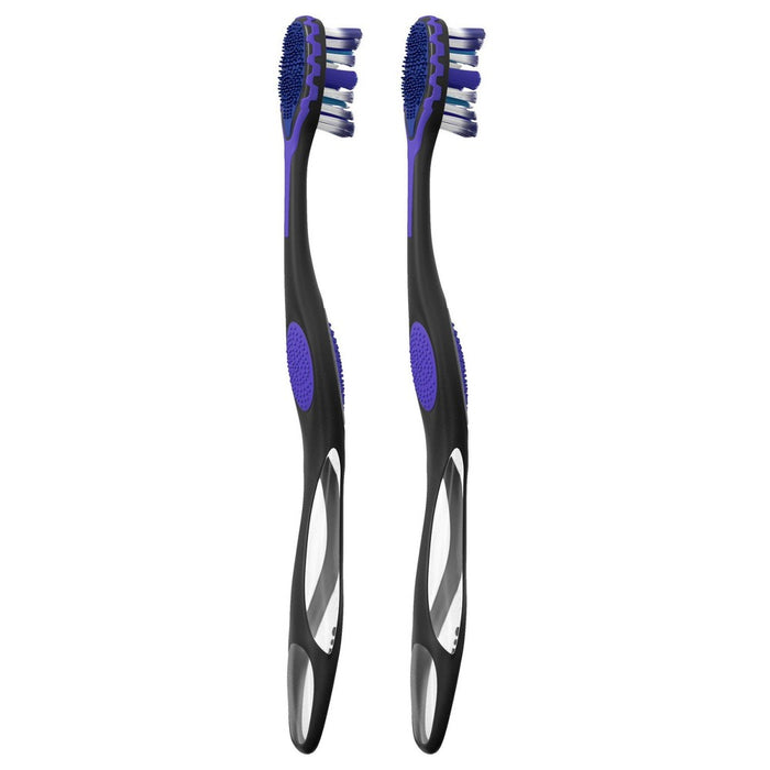 Colgate 360 Total Advanced Floss-Tip Bristles Toothbrush - Soft - 2ct