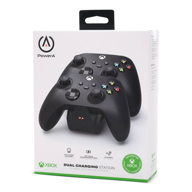 PowerA Dual Charging Station for Xbox Series X|S Wireless Controllers - Black