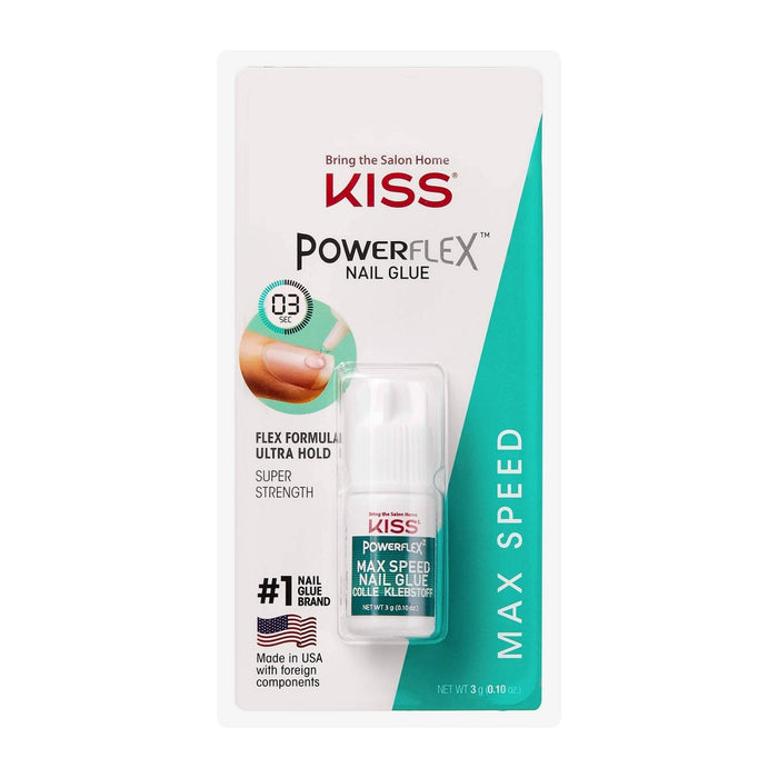 2 PACK!!! - Kiss PowerFlex Maximum Speed Nail Glue - 0.10oz