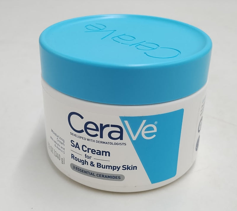 CeraVe Moisturizing Cream with Salicylic Acid | Exfoliating Body Cream with Lactic Acid, Hyaluronic Acid, Niacinamide, and Ceramides | Fragrance Free & Allergy Tested | 12 Ounce