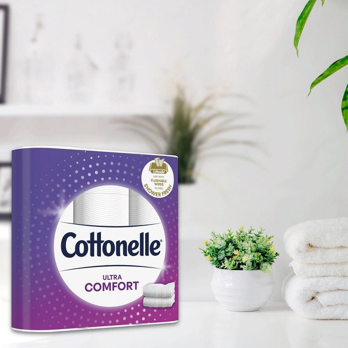 Cottonelle Comfort Care Toilet Paper - 12 Super Mega Rolls/402 Sheets per Roll