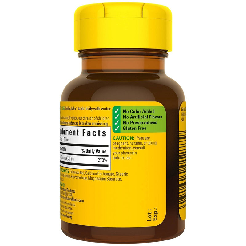 Nature Made Zinc 30mg Dietary Supplements - 100ct