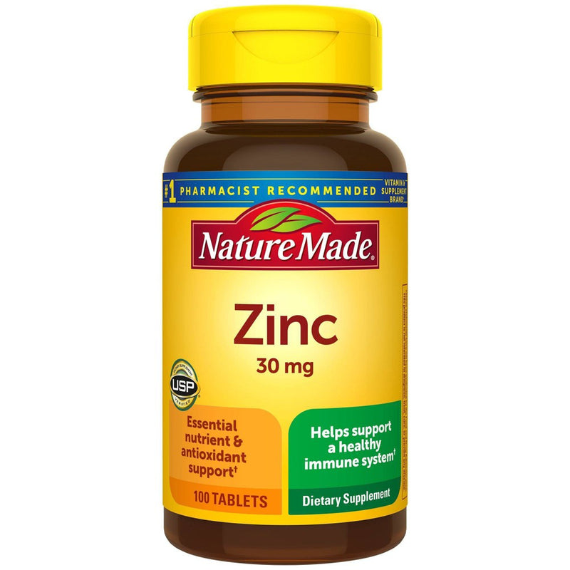 Nature Made Zinc 30mg Dietary Supplements - 100ct