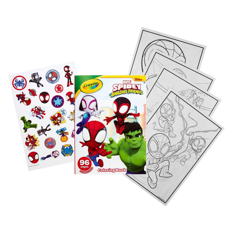 Crayola 96pg Coloring Book - Spidey and His Amazing Friends