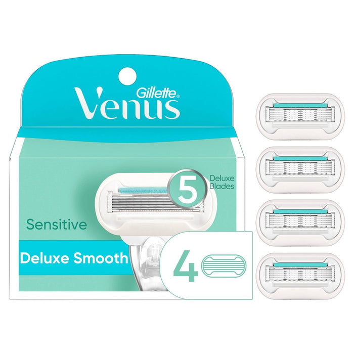 Venus Deluxe Smooth Sensitive Women's Razor Blade Refills