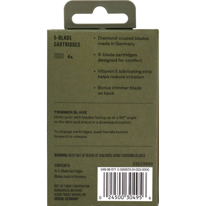 5 Blade Cartridges - 4ct - Goodfellow & Co™